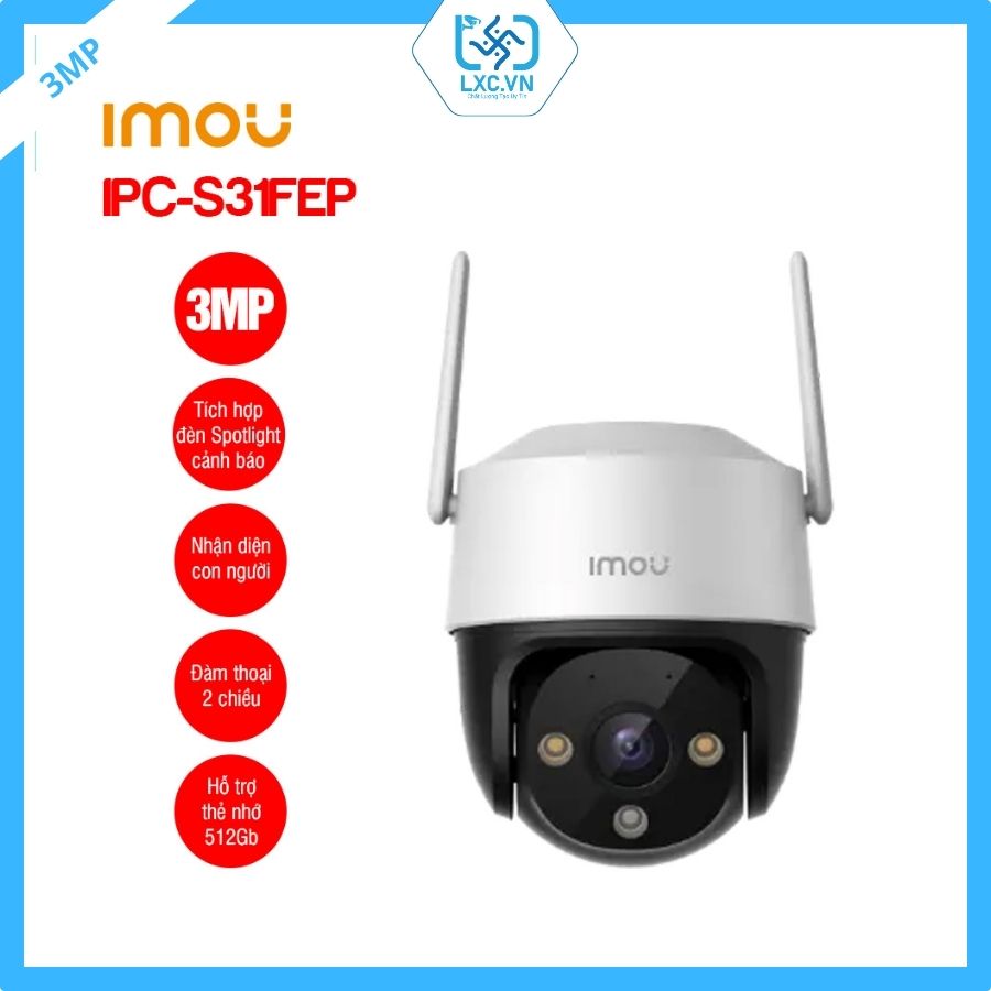 Camera WIFI 3MP iMOU Cruiser SE+ IPC-S31FEP | Chính hãng